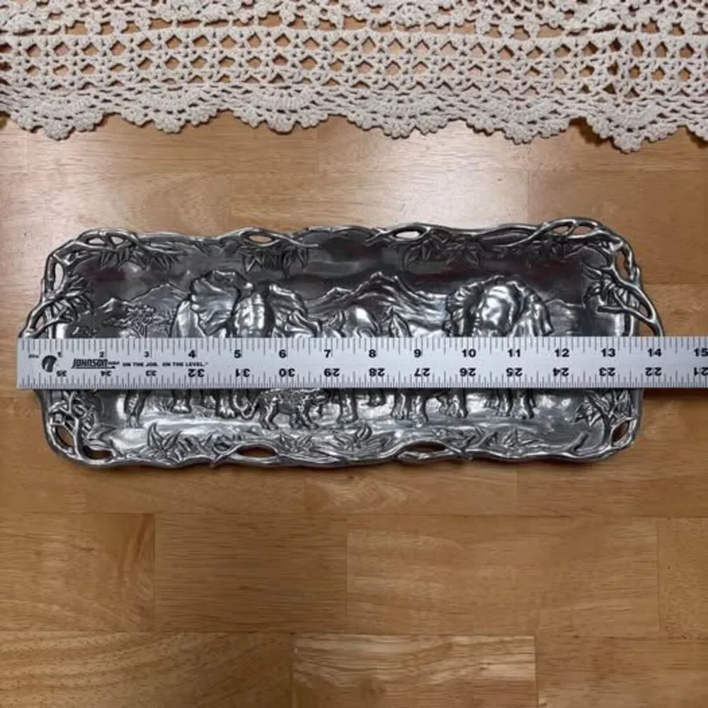 N/A tray vintage cheetah
